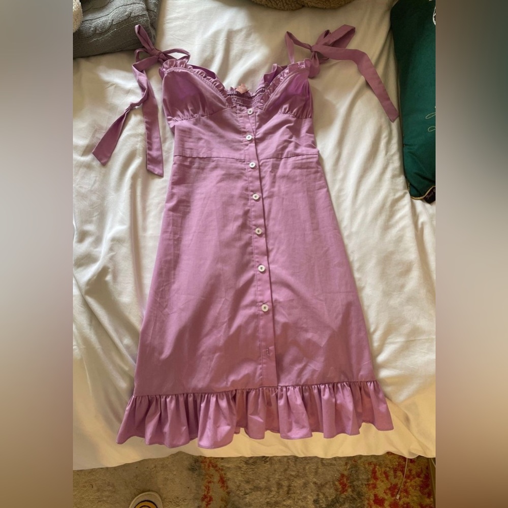 Lilac babydoll dress